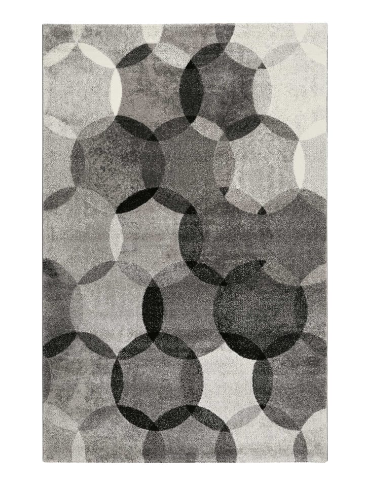 Teppich "Modernina" in Grau/Weiß/Dunkelgrau/Schwarz