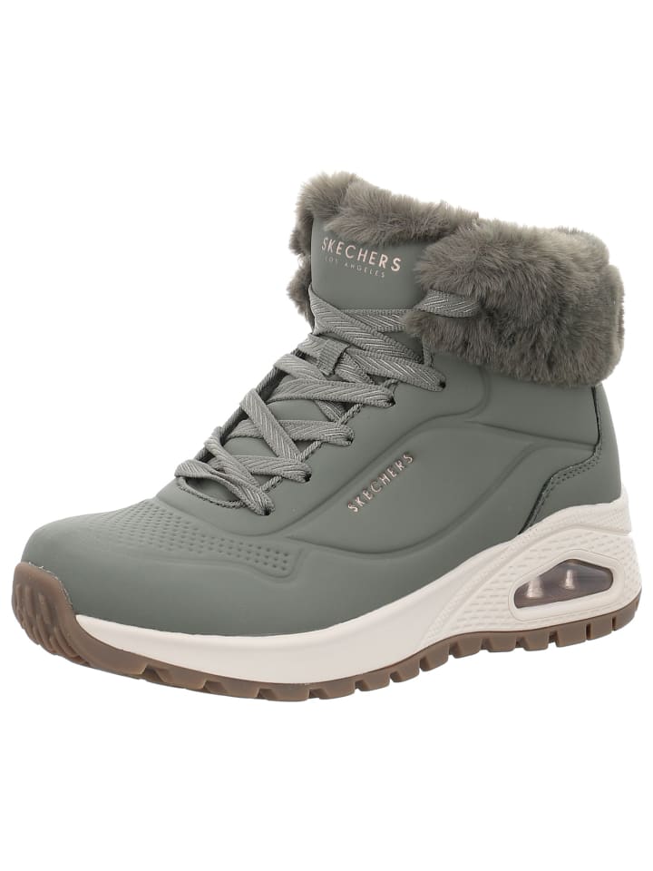 Stiefelette in grün