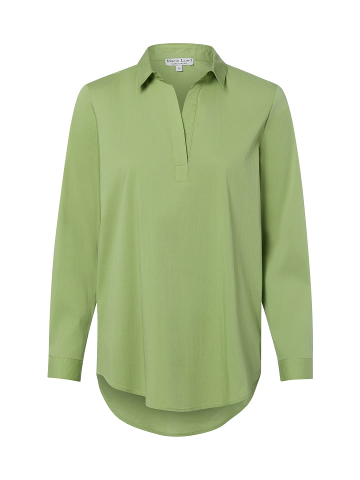 Blusenshirt in erbse