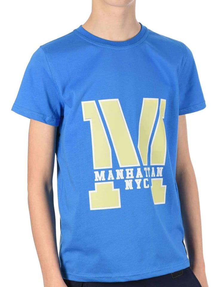 T-Shirt in Blau