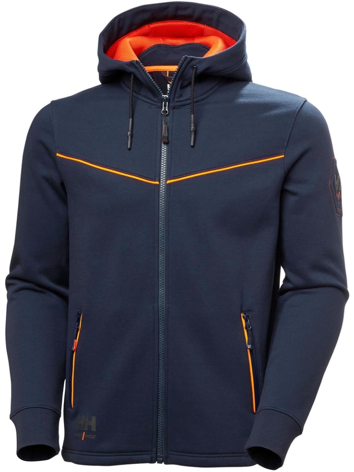 Hoodie "Chelsea Evo Zip Hoodie" in Blau