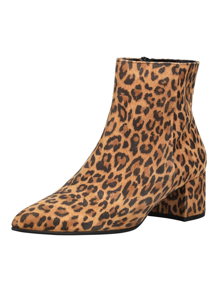 Stiefelette Leopard