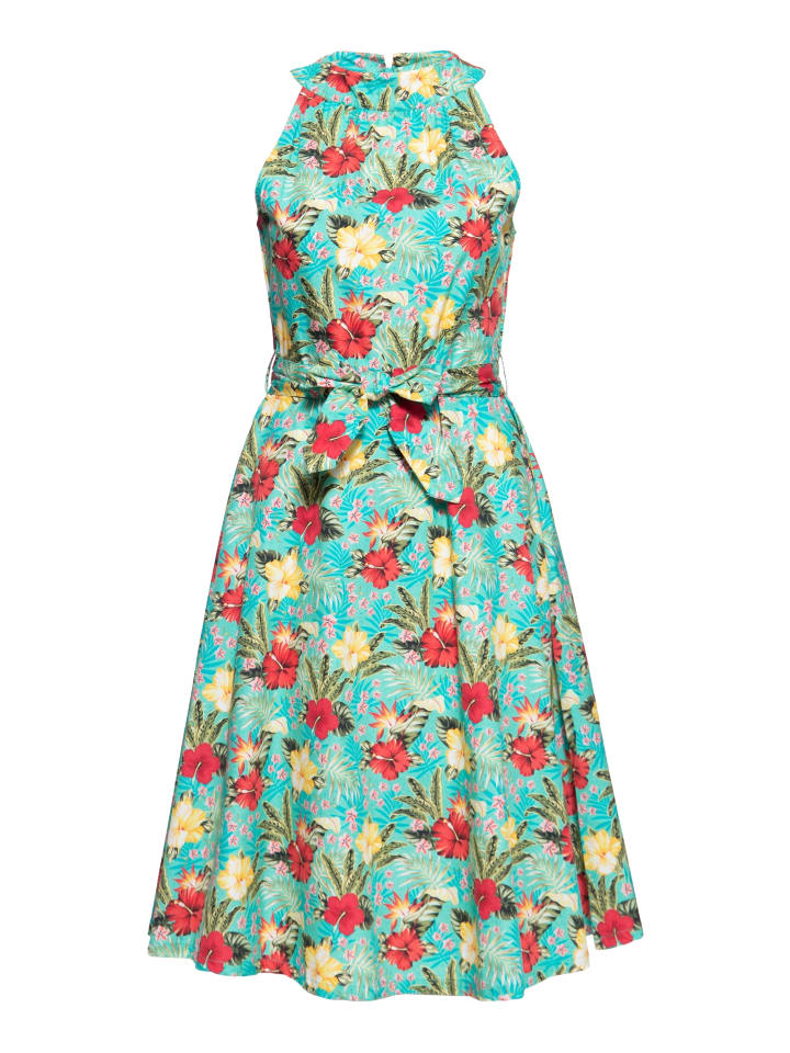Queen Kerosin Swing Kleid in mint