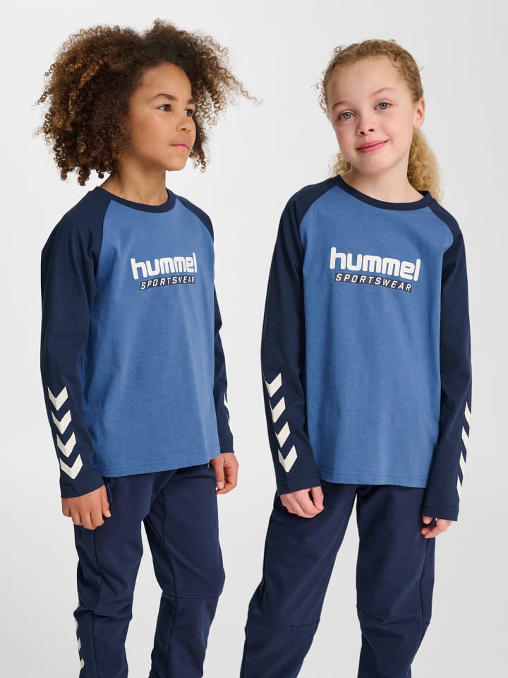 T-Shirt Hmljr Logo Jungen in DUTCH BLUE