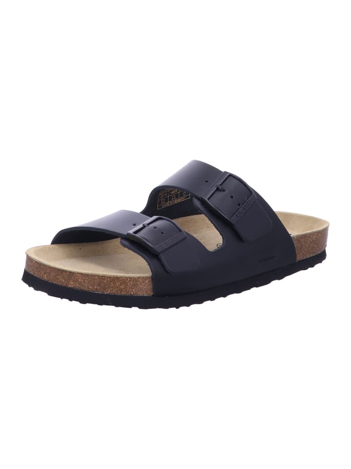 Pantolette in schwarz