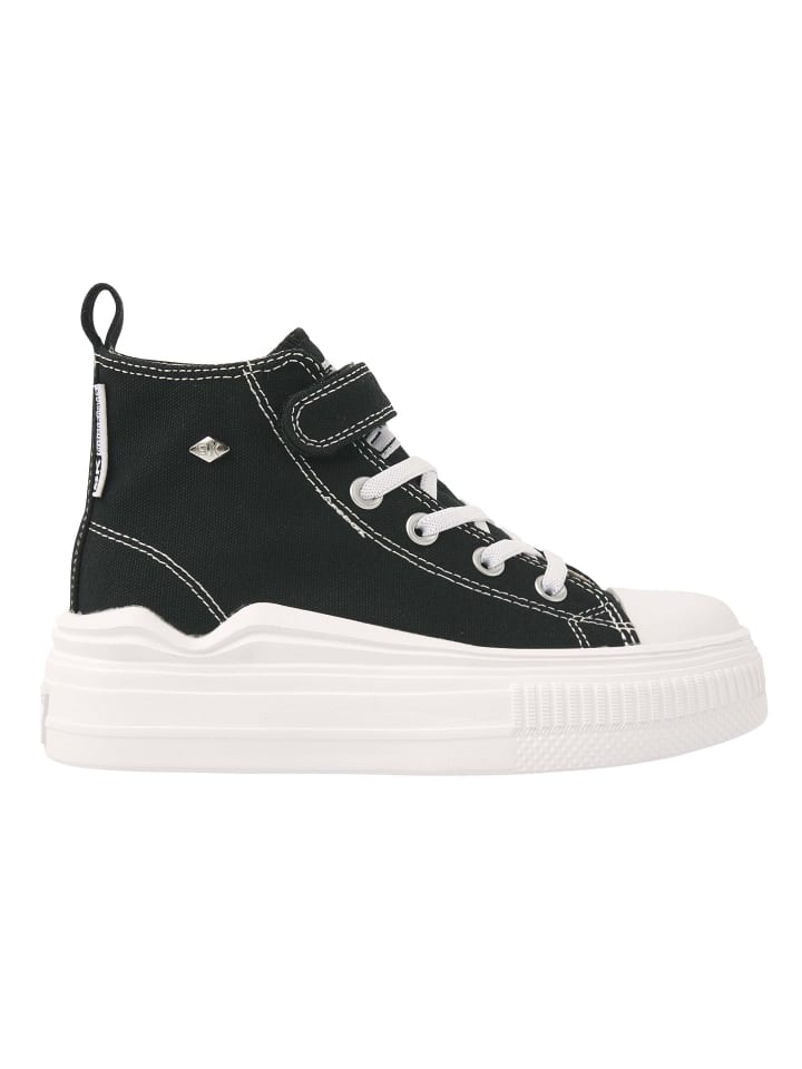 Sneaker Kaya flow mid in schwarz