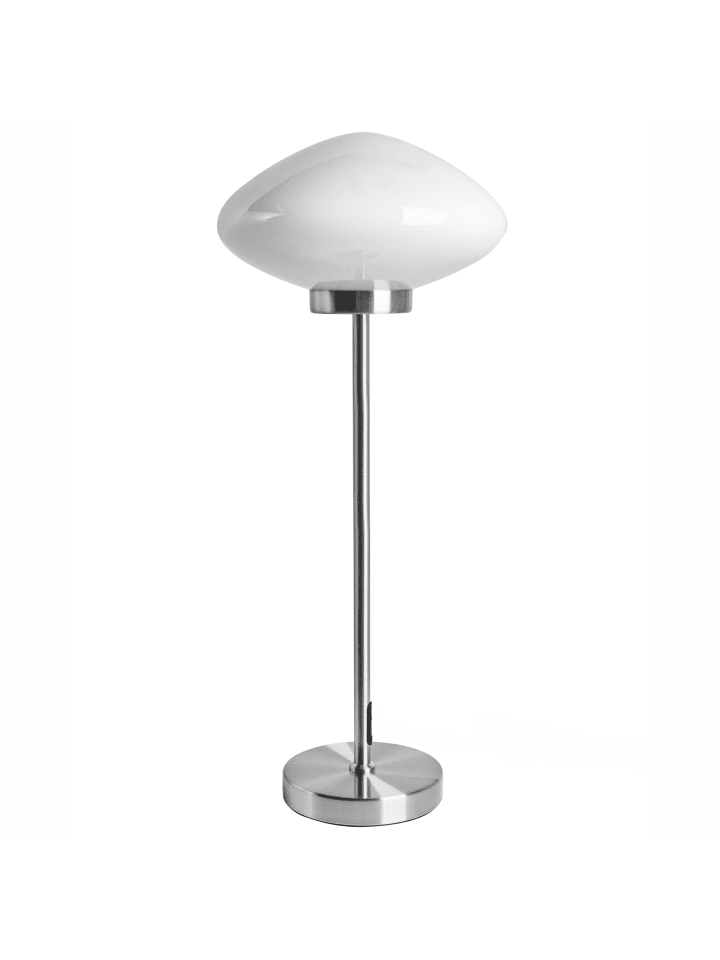 Tischleuchten SIBUN in Silber/Weiß - (W) 24 x (H) 55 x (L) 24 cm