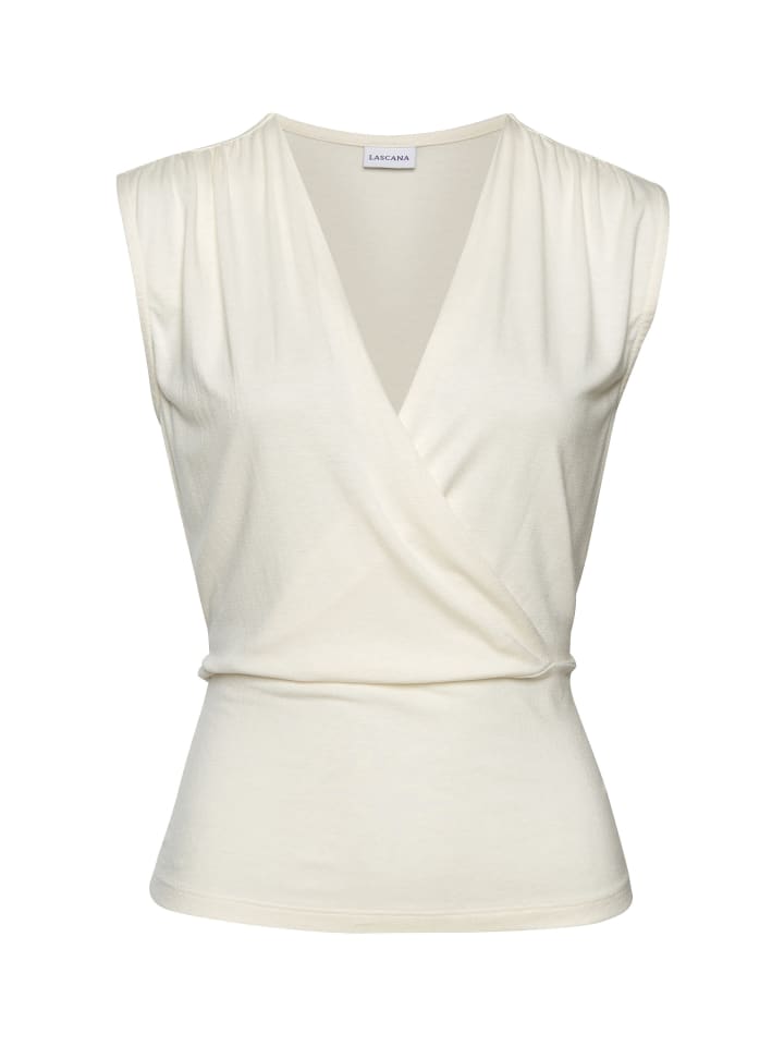 Shirttop in vanille