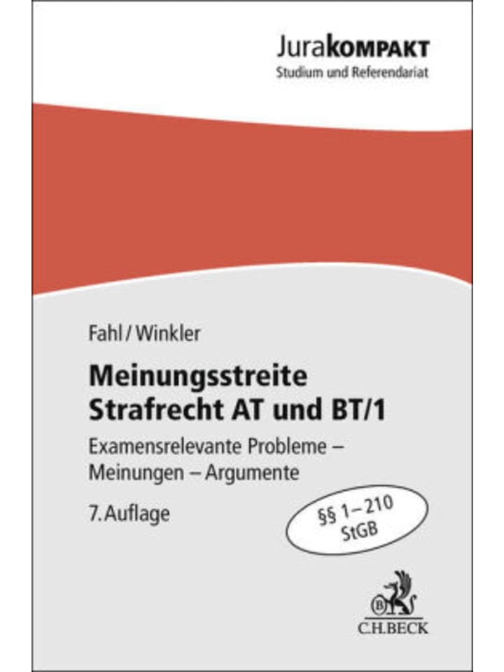 Buch - Meinungsstreite Strafrecht AT und BT/1