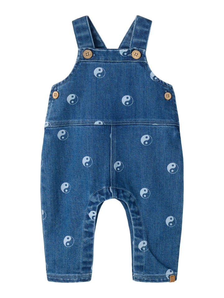 Latzhose in Dark Blue Denim1