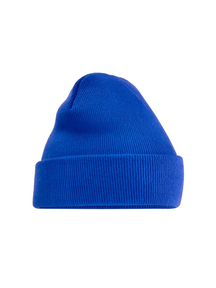 Warme Kindermütze aus Strick für Jungen & Mädchen in Blau