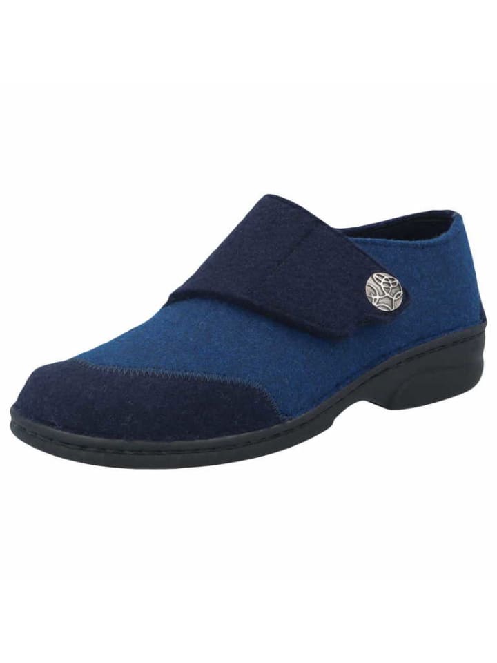 Schnürschuh in blau