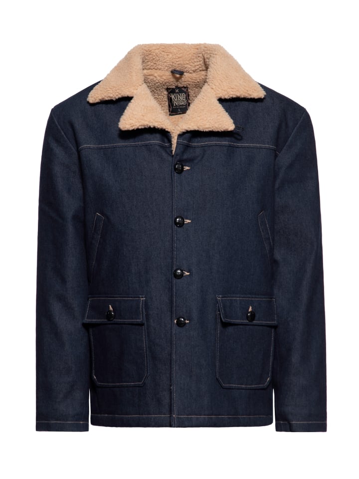 King Kerosin Winterjacke in Denim