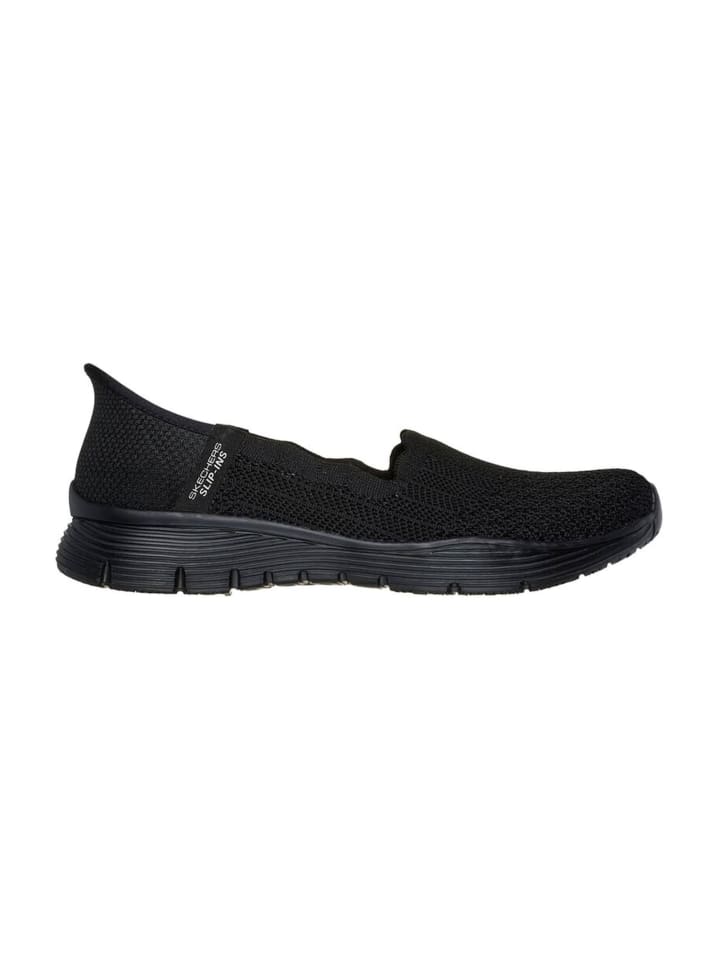 Sportliche Slipper in Schwarz