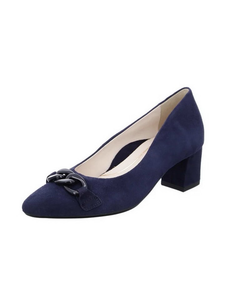 Schnürschuh in blau