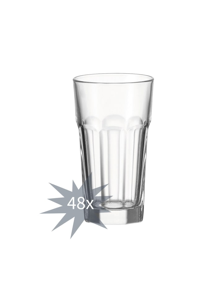 Longdrinkgläser Rock in Transparent 340 ml