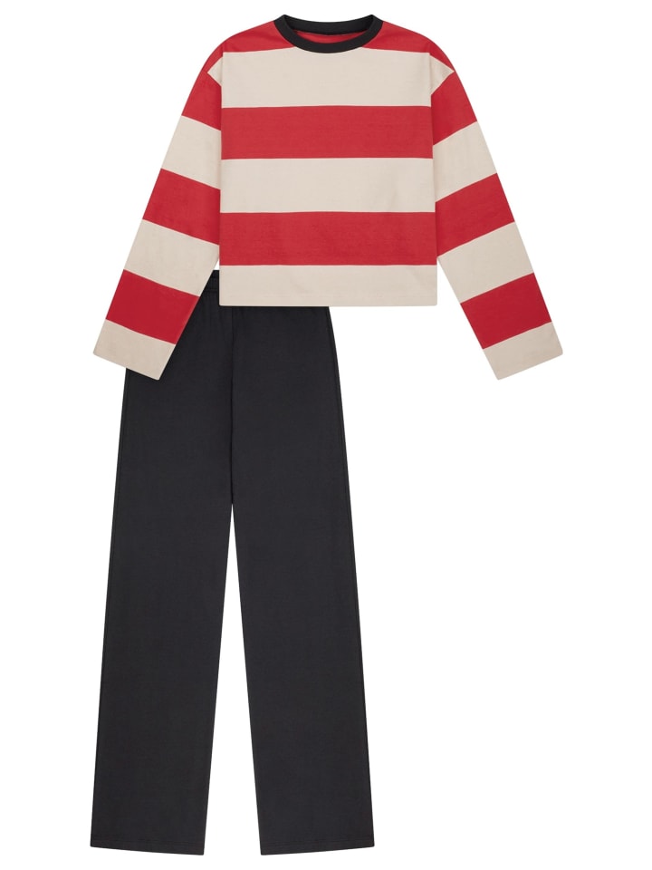 Schlafanzug Comfort Cotton in Vivid red