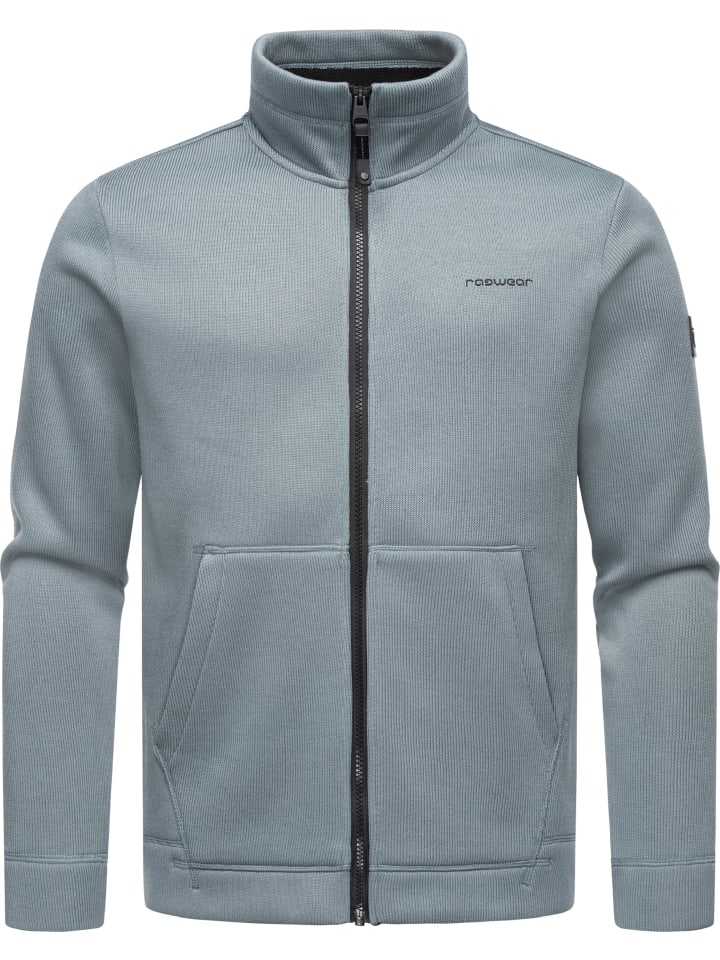 Sweatjacke Fabbian Collar in Grey