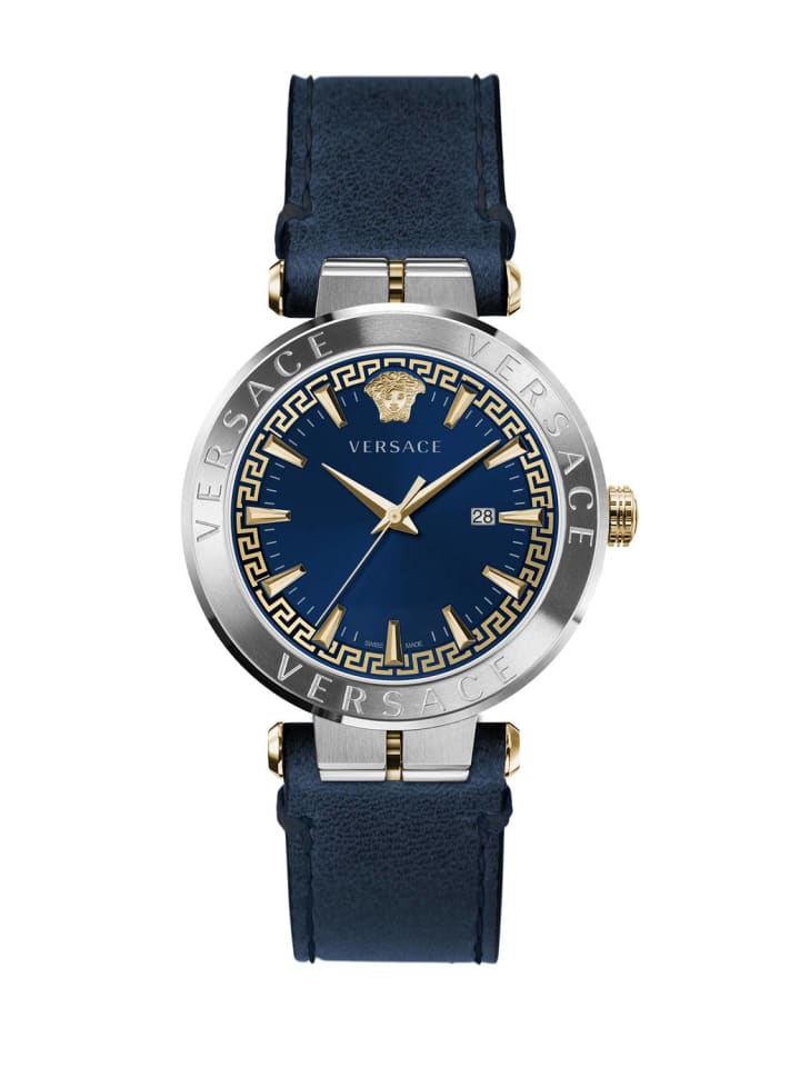 Armbanduhr AION silberfarben in blau