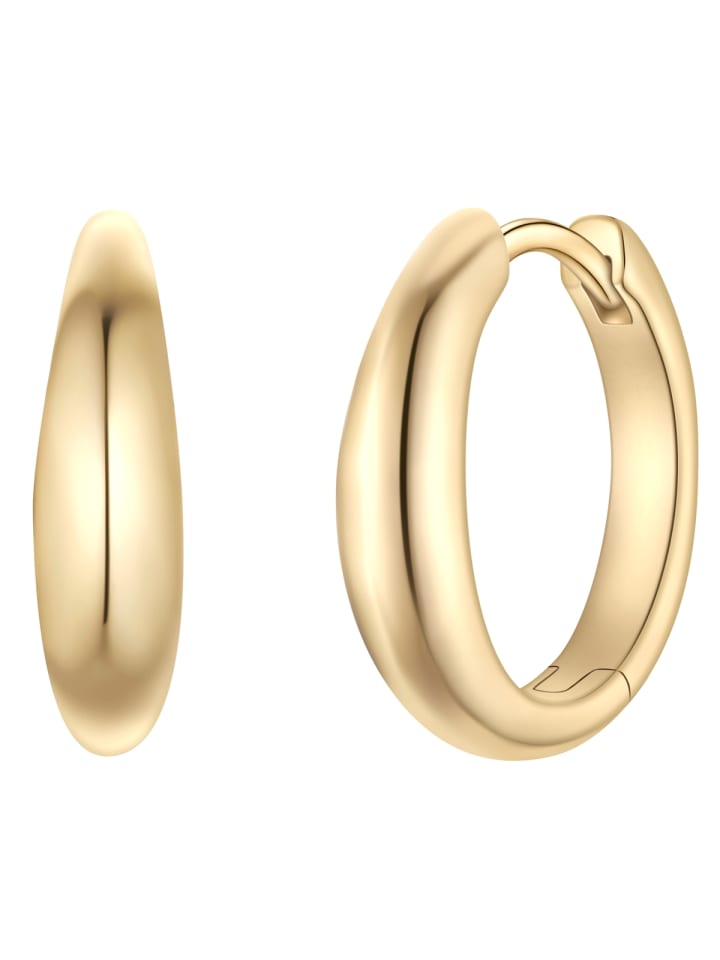 Creolen aus Sterling Silber in gelbgold