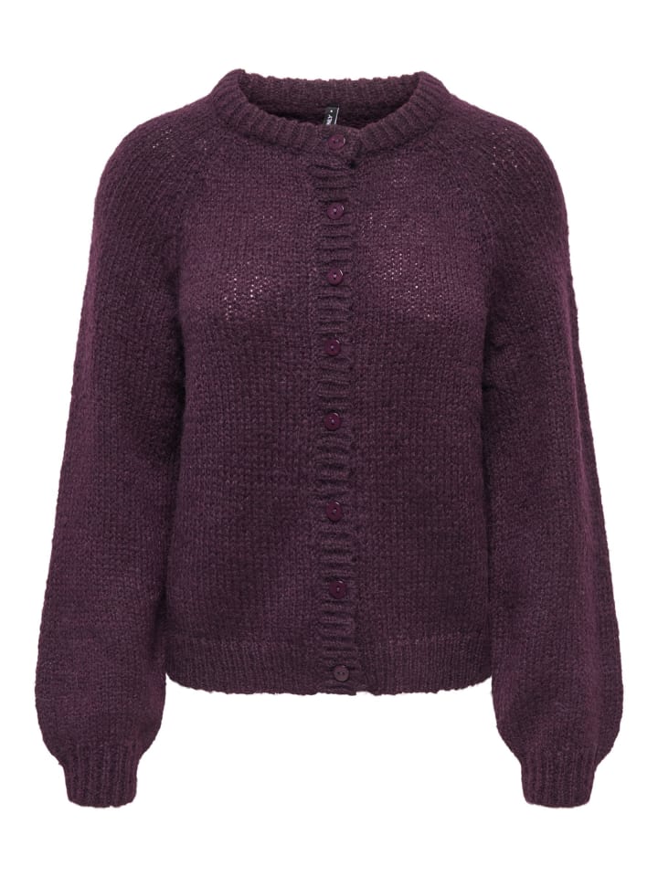 Strickjacke in Blackberry Wine