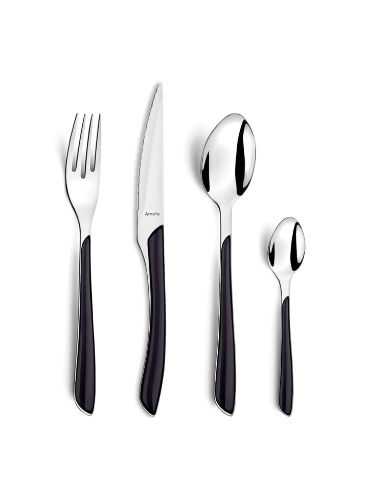 Besteckset ECLAT in schwarz