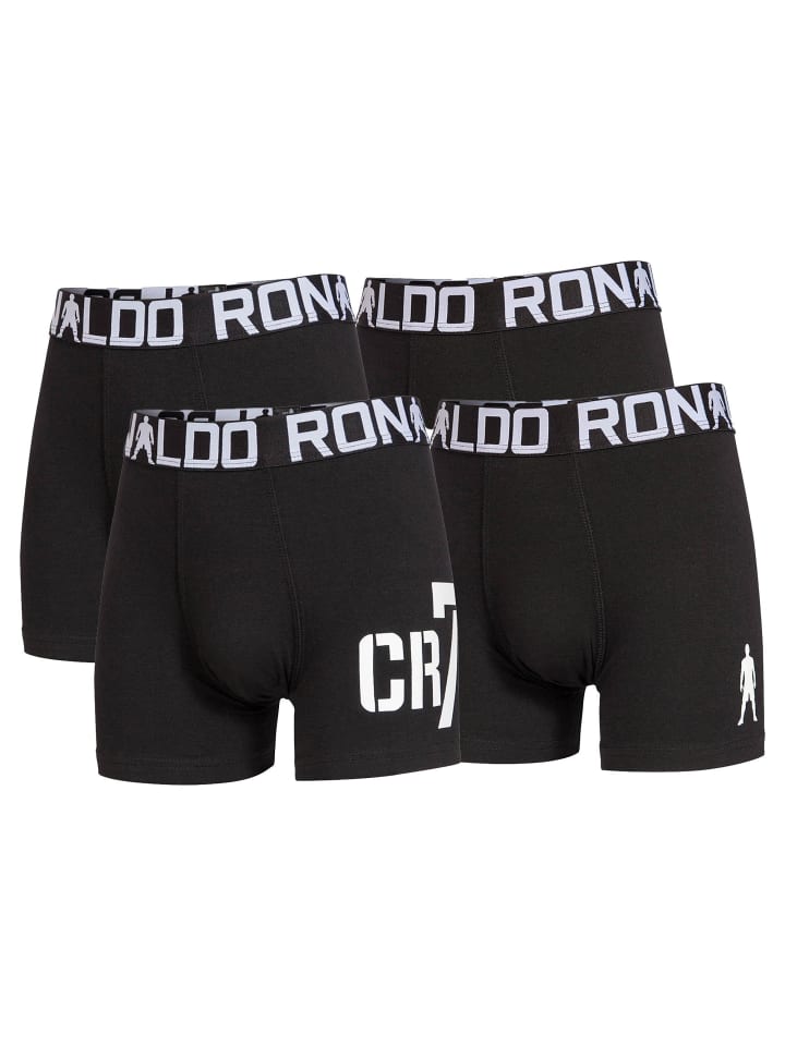 Boxershort 4er Pack in Schwarz