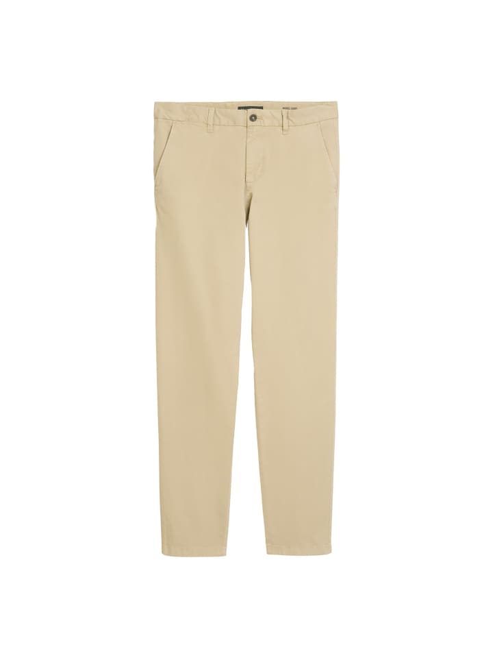 Stoffhose in Beige
