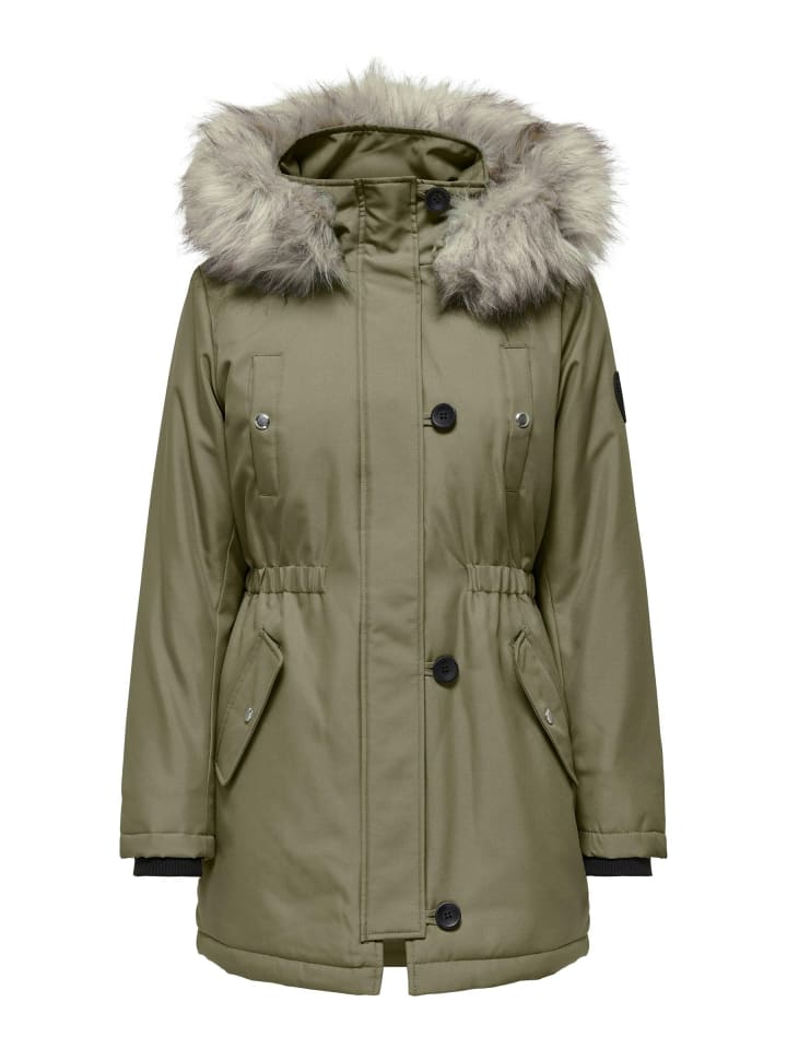 Langer Parka in Mermaid