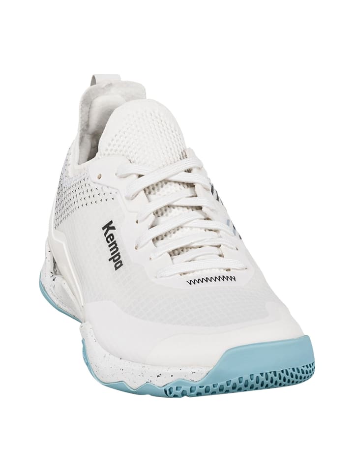 Hallen-Sport-Schuhe Wing Lite 3.0 W in weiß/aqua/schwarz