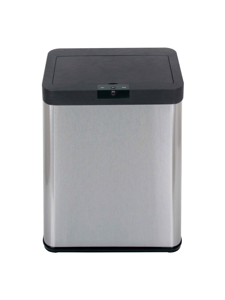 Edelstahl Abfalleimer mit Sensor 48 l in Brushed