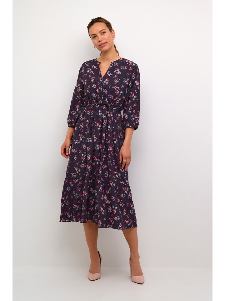 Kleid CRTiah Feminine in Pink and Blue Flowers