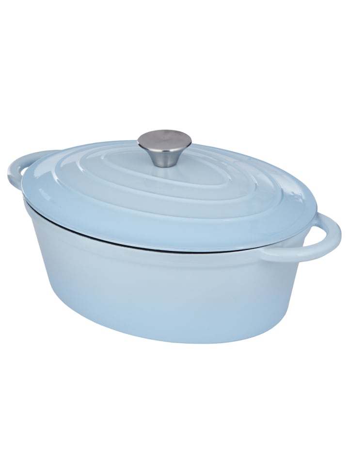 Butlers Gusseisentopf HOT IRON in Blau