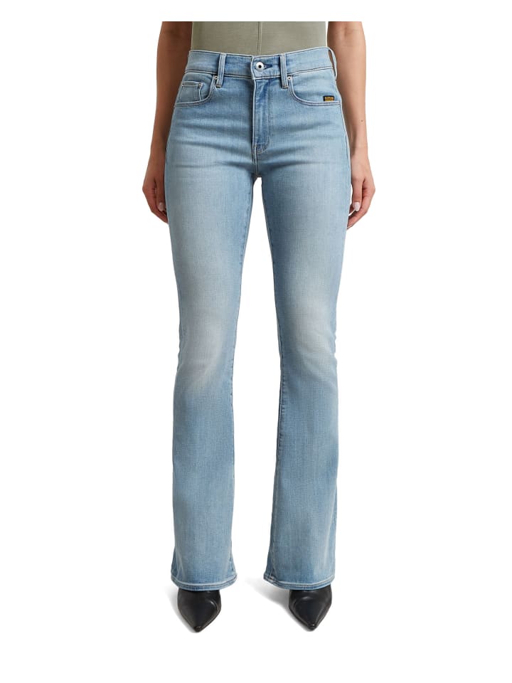 3301 Flare Jeans sun faded summer sky