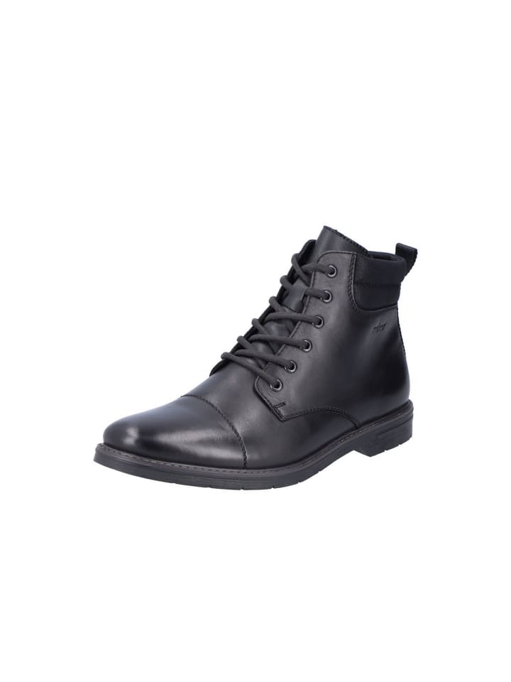 Schnürstiefelette in nero/schwarz