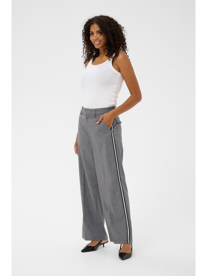Hose KAramona Regular fit in Grey Melange
