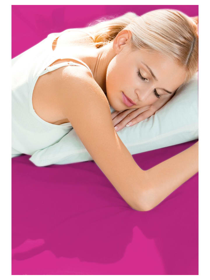 Spannbettlaken BOXSPRING in fuchsia