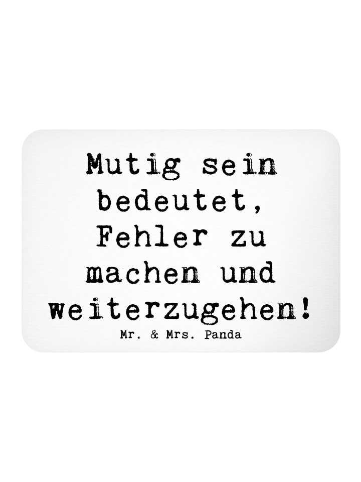 Kühlschrankmagnet Spruch Fehler machen Lernen m... in Weiß