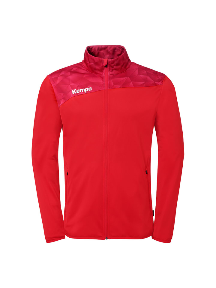 Trainingsjacke Athletics 29 Poly Kids in rot/chilirot