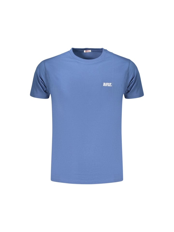 Blau Herren T-Shirt aus Baumwolle