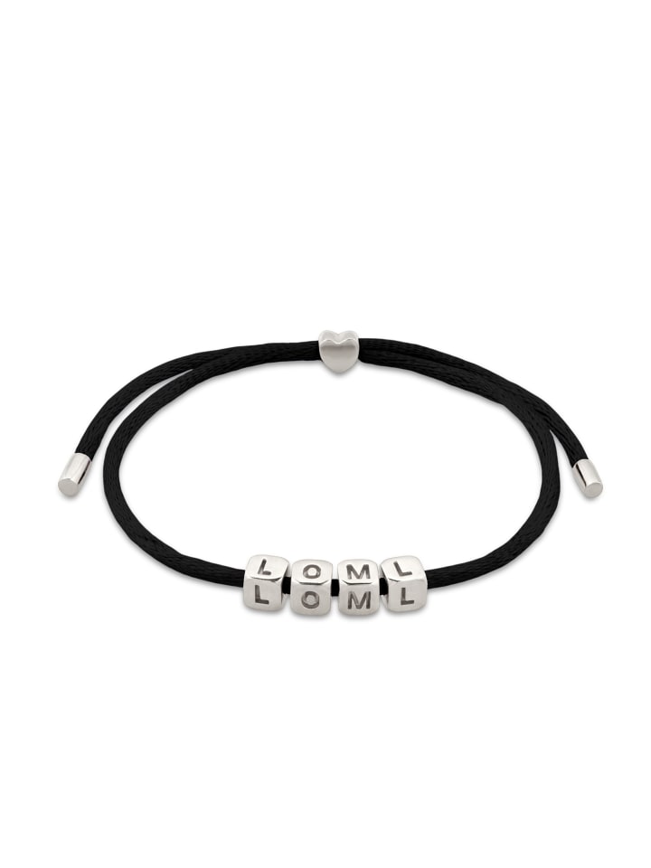 Armband 925 Sterling Silber in Schwarz