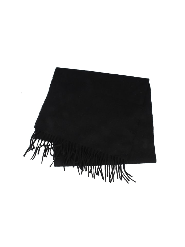 Wollschal in schwarz