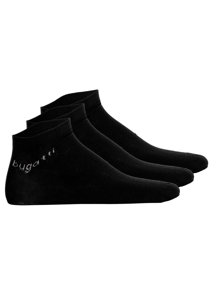 Socken 3er Pack in Schwarz