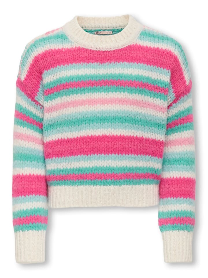 Pullover KOGALYS/SA LIFE LS STRIPE O-NECK CP KNT in birch