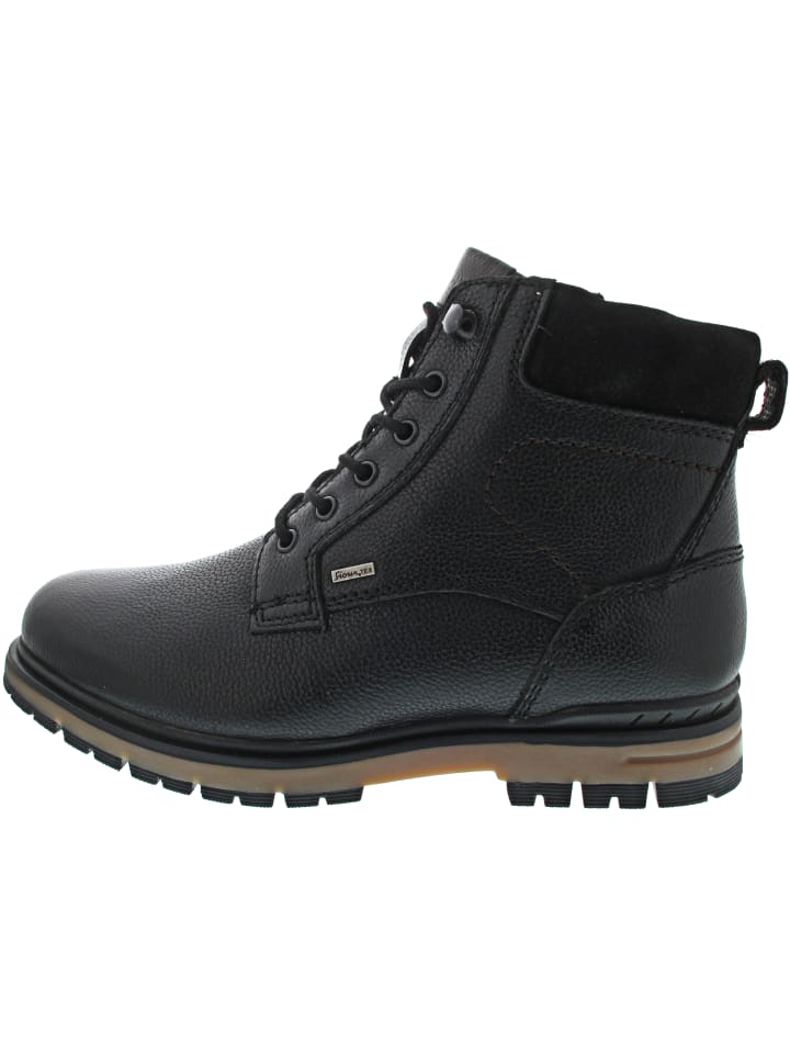 Jadranko 700 TEX Schnürstiefelette Schwarz