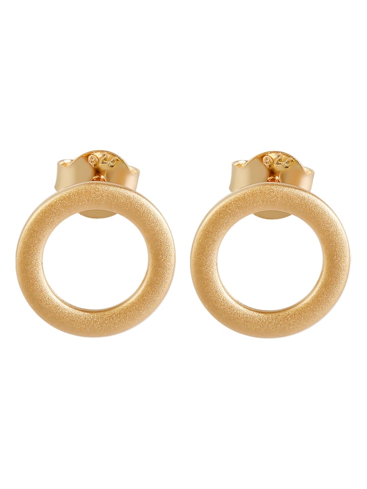 Damen Ohrringe – Ohrstecker aus 925 Silber in gold
