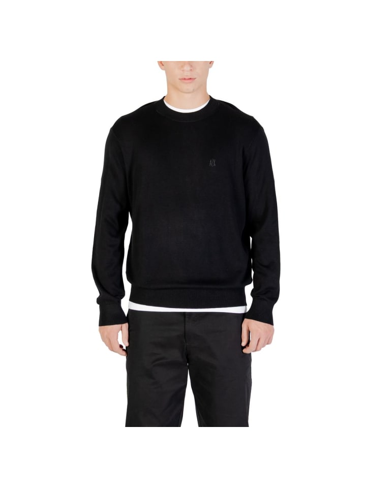 Creme Schwarz Viskose Sweatshirt