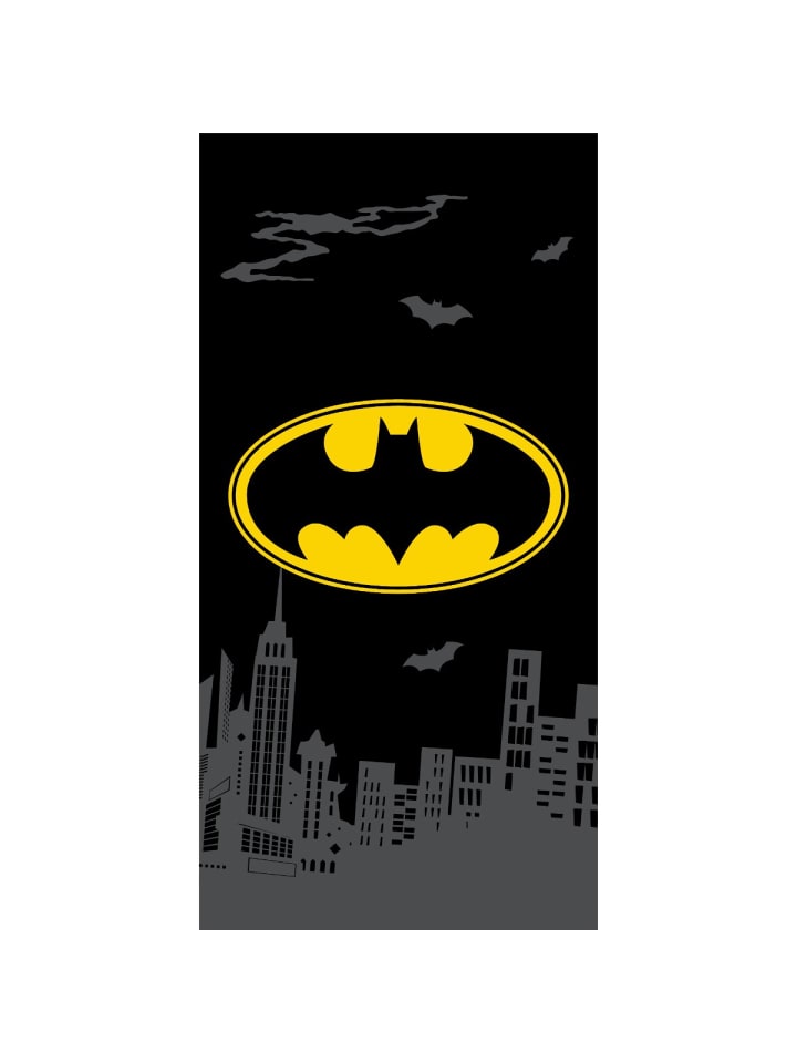 Batman Strandtuch Badetuch 70×140 cm Baumwolle in Mehrfarbig