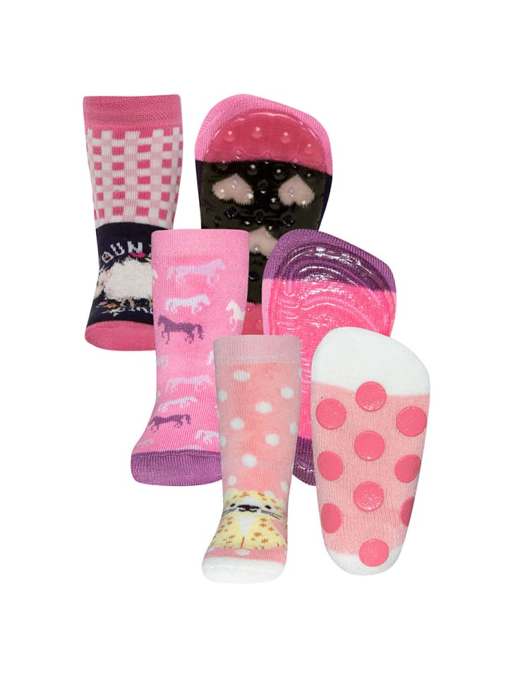 3er-Set Stoppersocken 3er Pack Mädchen Sonderposten in Set Mädchen