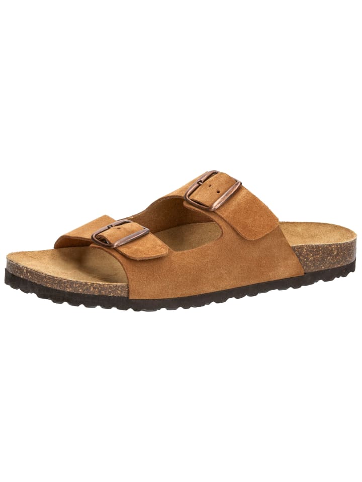 Pantolette "Alvaro" in Braun